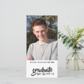 Vertikales Foto Humorer Abschluss Ankündigung (Stehend Vorderseite)