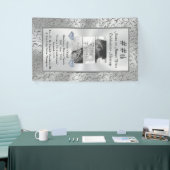 Vertikales Foto und personalisierte Party-Fahne Banner (Messeveranstaltung)