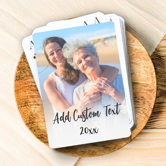 Vertikales Foto - Vollständiges Elegantes Personal Spielkarten