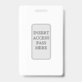 VERTIKALES ID-ABZEICHEN AUSWEIS (Rückseite)