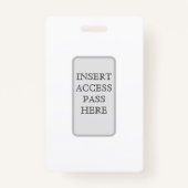 VERTIKALES ID-ABZEICHEN AUSWEIS (Rückseite)