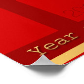 Vertikales Kalenderposter Brandroster Jahr 2017 Poster (Ecke)