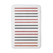 "Vertikales Linienmuster Bathmat - Sleek Minimalis Badematte (Vorderseite Vertikal)