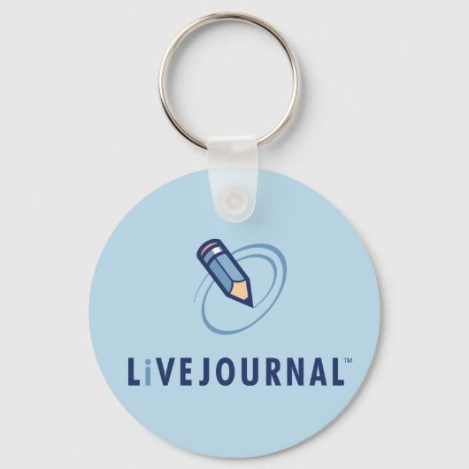 Vertikales LiveJournal-Logo Schlüsselanhänger (Vorderseite)