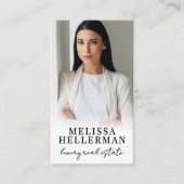 Vertikales Logo für QR-Unternehmen mit beruflichem Visitenkarte (Vorderseite)