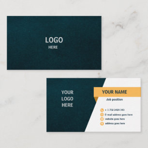 Vertikales modernes Corporate Business Card Design Visitenkarte
