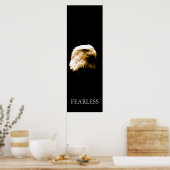 Vertikales Motivierend Furchtbaldposter Poster (Küche)