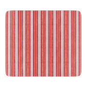 Vertikales Muster in Rosa Schneidebrett (Vorderseite)