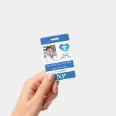 Vertikales NP, Krankenpfleger, Foto-ID Ausweis (Handheld)
