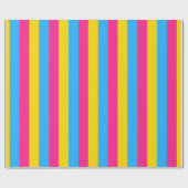 Vertikales Pansexual-Pride-Flag Geschenkpapier (Flach)