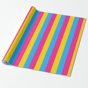 Vertikales Pansexual-Pride-Flag Geschenkpapier