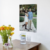 Vertikales Portrait der Skript-Liebe Foliendrucke (Ablage(Küche))