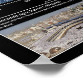 Vertikales Poster des kosmischen Kalenders (Ecke)