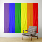 Vertikales Rainbow Pride-Flag Wandteppich (Beispiel (Horizontal))