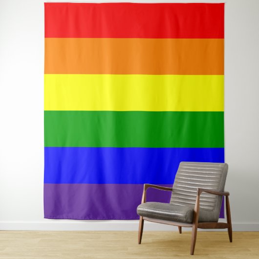 Vertikales Rainbow Pride-Flag Wandteppich (Beispiel)