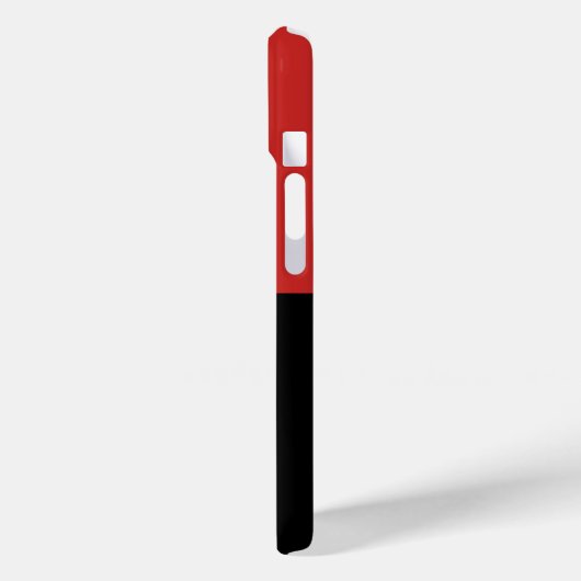 Vertikales Rotes Schwarz Abstrakt Modernes, trendi Case-Mate iPhone Hülle (Rückseite / Links)