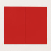 Vertikales Rotes Schwarz Abstrakt Modernes, trendi Visitenkarten (Innenseite Aufgefaltet)