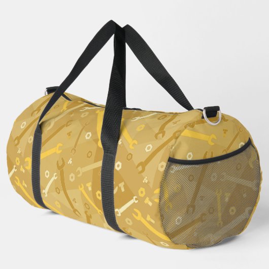 Vertikales Schraubenmuster Duffle Bag (Rechte Ecke)