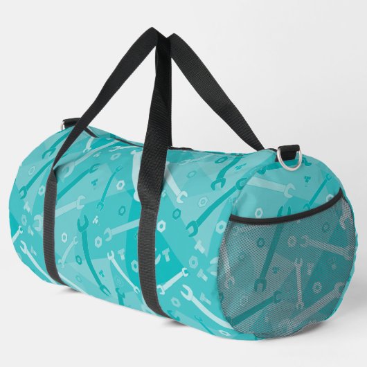 Vertikales Schraubenmuster Duffle Bag (Rechte Ecke)