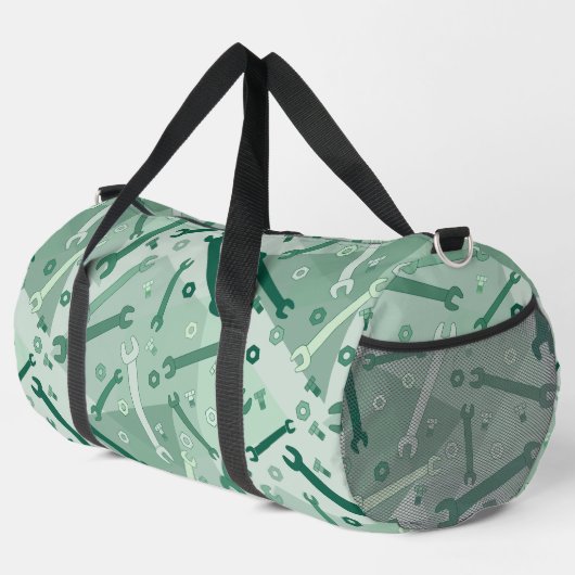 Vertikales Schraubenmuster Duffle Bag (Rechte Ecke)
