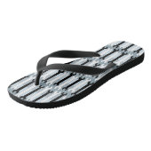 Vertikales Schraubenmuster Flip Flops Badesandalen (Schrägansicht)