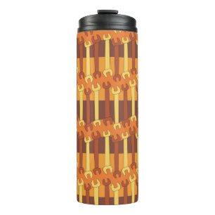 Vertikales Schraubenmuster Thermosbecher