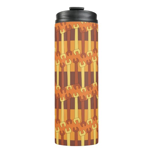 Vertikales Schraubenmuster Thermosbecher (Vorderseite)