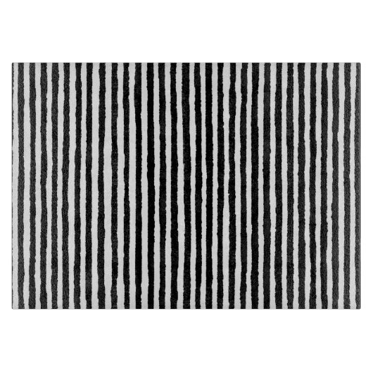 Vertikales schwarzes und weißes BW-Muster für Retr Schneidebrett (Vorderseite)