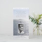Vertikales Seascape Foto Frame Beileid Vielen Dank Dankeskarte (Stehend Vorderseite)