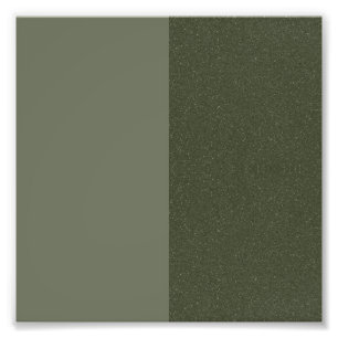 Vertikales Split Moos Grünes Wandposter – Anpassen Fotodruck