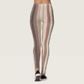 Vertikales Streifenmuster Leggings (Rückseite)