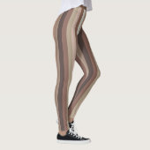 Vertikales Streifenmuster Leggings (Rechts)