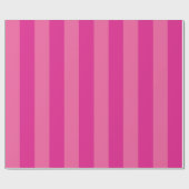Vertikales Streifenmuster mit Hot Pink Geschenkpapier (Flach)