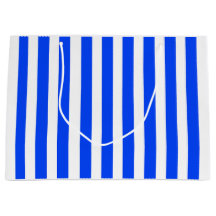 Vertikales Stricksegler Blau- und Weißmuster