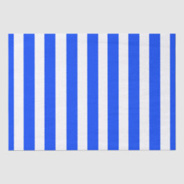 Vertikales Stricksegler Blau- und Weißmuster Seidenpapier