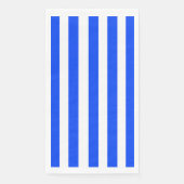 Vertikales Stricksegler Blau- und Weißmuster Serviette (Vorderseite)