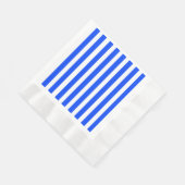 Vertikales Stricksegler Blau- und Weißmuster Serviette (Ecke)