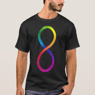 Vertikales Symbol des Autistischen Preises T-Shirt