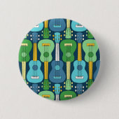 Vertikales Ukulele-Muster Button (Vorderseite)