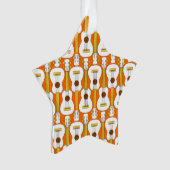 Vertikales Ukulele-Muster Ornament (Vorderseite)