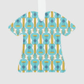 Vertikales Ukulele-Muster Ornament (Rückseite)