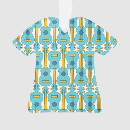 Vertikales Ukulele-Muster Ornament (Vorderseite)