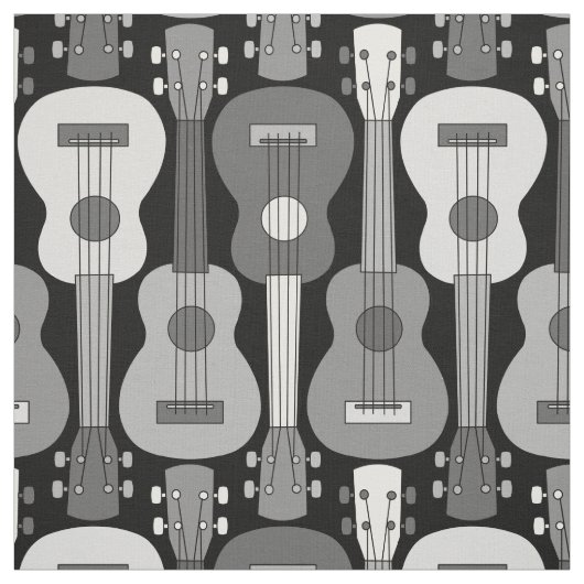 Vertikales Ukulele-Muster Stoff (Muster)