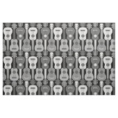 Vertikales Ukulele-Muster Stoff (Fat Quarter (45,7 x 55,9 cm))