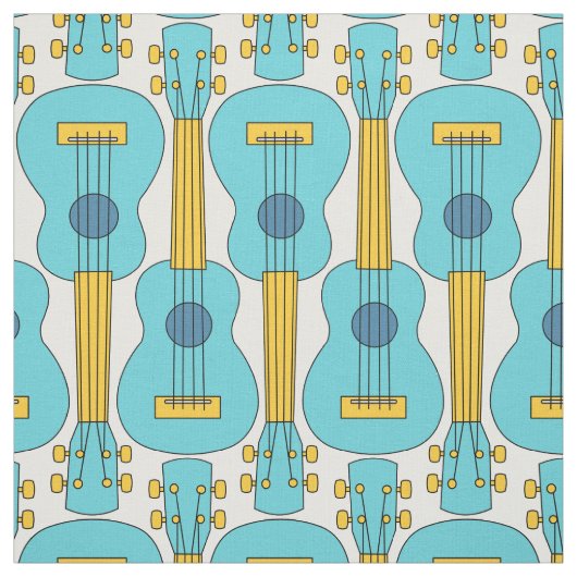 Vertikales Ukulele-Muster Stoff (Muster)