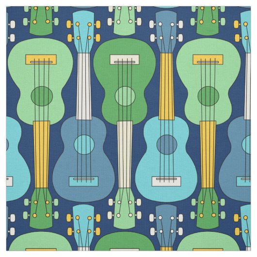 Vertikales Ukulele-Muster Stoff (Muster)