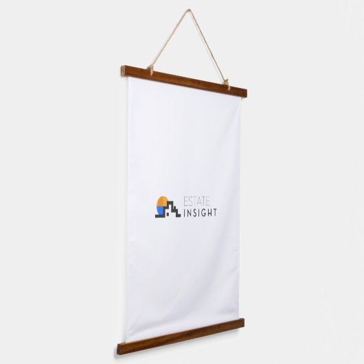 Vertikales Wandband Wandteppich Mit Holzrahmen (Gewinkelt)