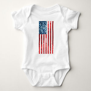 Vertikalflagge Baby Strampler