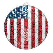 Vertikalflagge Dartscheibe (vorne)