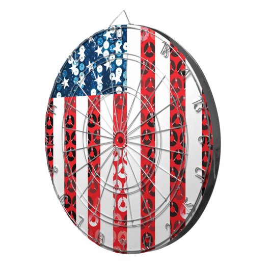 Vertikalflagge Dartscheibe (Vorderseite rechts)